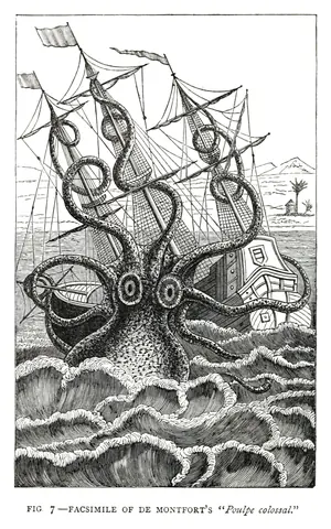 El pulpo colosal de Denys de Montfort, Henry Lee, 1883
