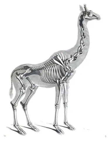 Lámina de Die vergleichende Osteologie, Edouard Joseph d’Alton, 1821-38