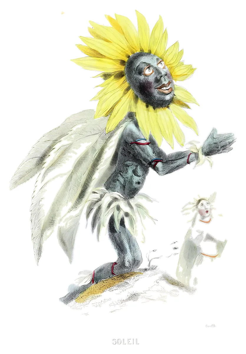 Girasol, J. J. Grandville, 1849